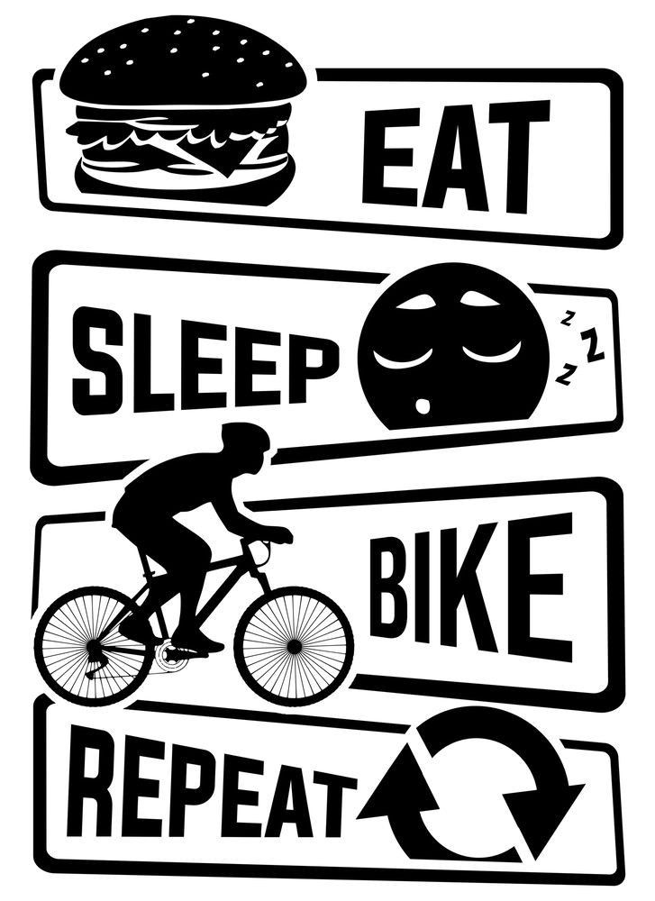 an image of eat sleep bike repeat