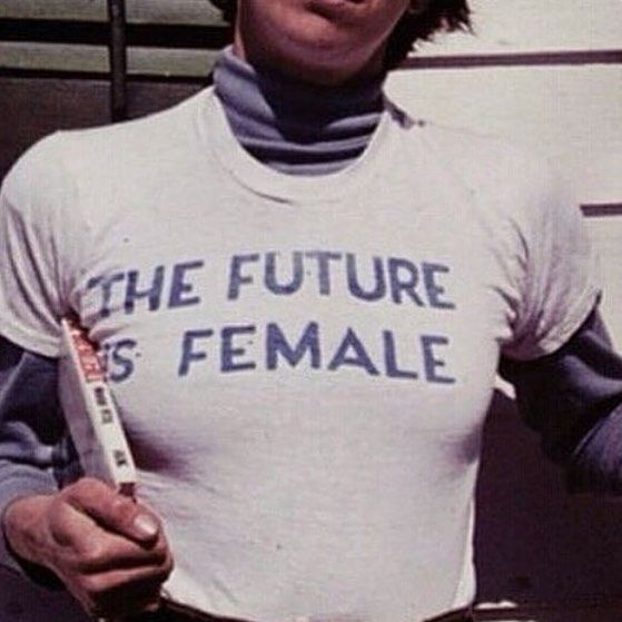 Yeah it is The Future Is Female, Future Is Female, International Women’s Day, Slogan Tee, Woman’s Day, Girl Power, The Words, Vintage Outfits, The Future