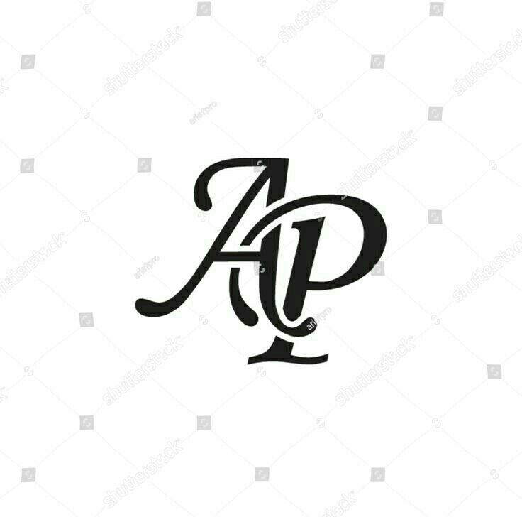 the letter logo is made up of two letters and it has an elegant font that can be