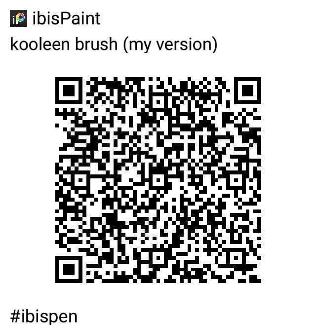 a qr code with the words koolen brush my version