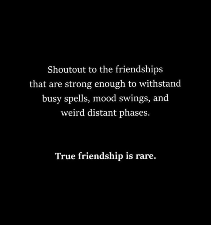 a black background with white text that reads,'about the friends that are strong enough to