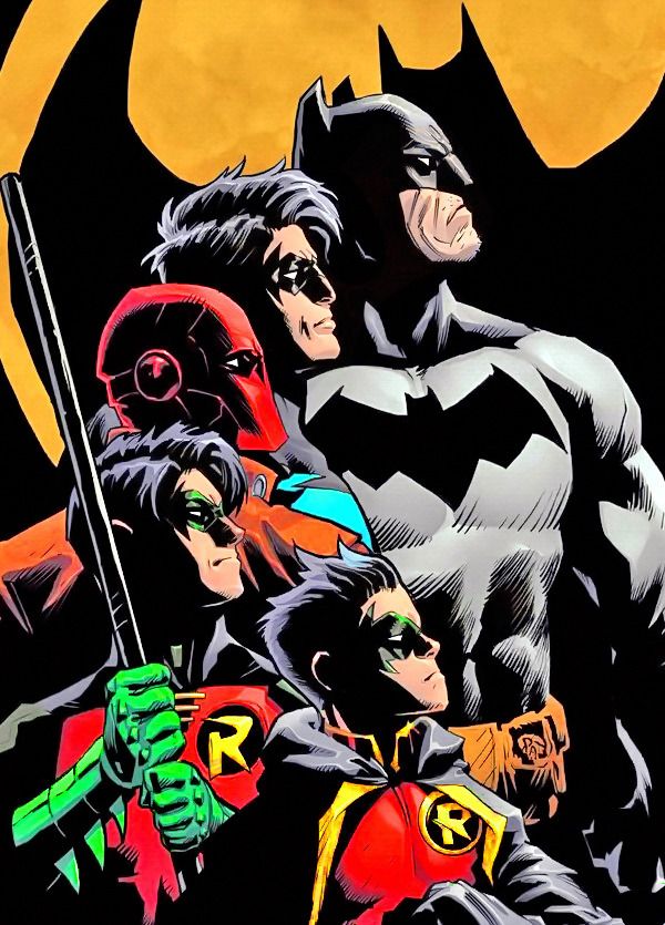 an image of batman and his family