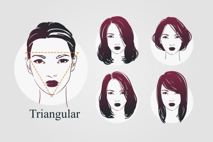 Triangle Haircut, Triangle Face Shape, Triangle Face, Oblong Face Shape, Hairstyle Examples, Face Shape Hairstyles, Diamond Face Shape, Diamond Face, Round Face Shape