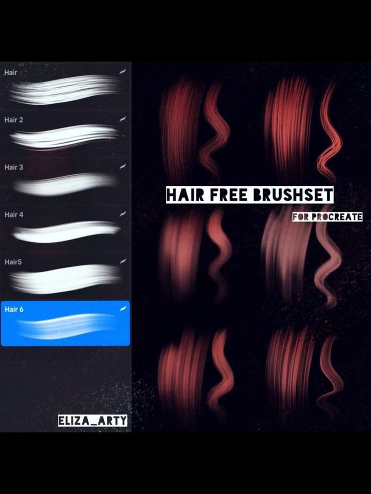 the hair brusheset is designed to look like they have been dyed red and white