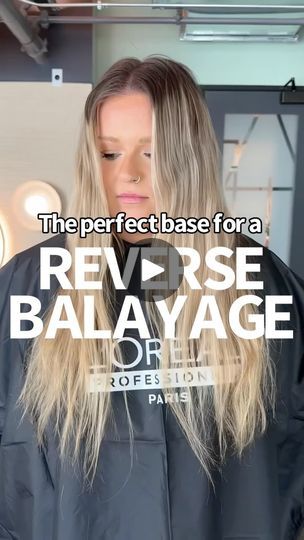 13K views · 923 reactions | Now trending… REVERSE BALAYAGE. Creating a balayage inspired look by adding in depth & dimension   🤍 I started with #metaldetox - no matter what service I always use metal detox. There’s no downtime with this. Just missed it on in sections and get coloring.  🖤 I used #blondstudio 8 with 20 volume for her #moneypiece - most blondes always want to start bright around their face. I always make sure my side foils line up to the first moneypiece foil!   🤍 For the REVERSE BALAYAGE - I used #diarichesse . My go to formula is 5.13 with a little bit of 6.34. The .34 will make sure it doesn’t get muddy & stays vibrant - it adds back in just enough warmth.   REVERSE BALAYAGE HOT TIPS: Never use a comb when blending. Always use your fingers. A comb will transfer color to Light To Dark Balayage, Reverse Baylage, Balayage Hair Formula, Reverse Balayage Formula, Reverse Balayage Technique, Reversed Balayage, Reverse Braided Balayage, Reverse Bayalage, Blonde Balayage Redken Formula