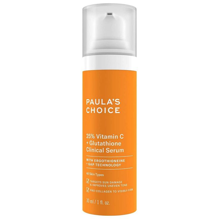 What it is: A highly stable, clinical-strength 25% vitamin C serum that visibly improves uneven tone, radiance, elasticity, and firmness without irritating skin.Skin Type: Normal, Dry, Combination, and OilySkincare Concerns: Dark Spots, Dullness, and Loss of Firmness and ElasticityFormulation: CreamHighlighted Ingredients:- 25% Vitamin C: Visibly improves tone, discoloration and dark spots. - Glutathione: Strengthens skin's defenses and supports vitamin C.- Ergothioneine: Supports skin's natural Natural Antioxidants, Oily Skincare, Paula's Choice, Beauty Treats, Best Serum, Paulas Choice, Oily Skin Care, Vitamin C Serum, Beauty Supply