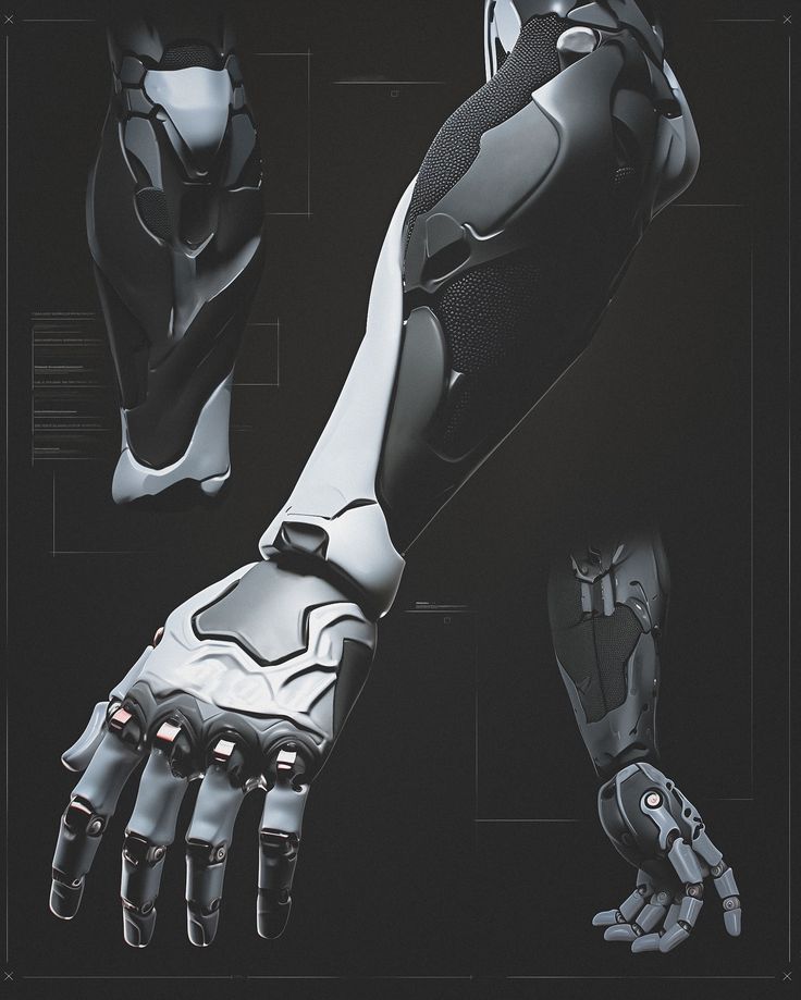 an image of a futuristic robot hand