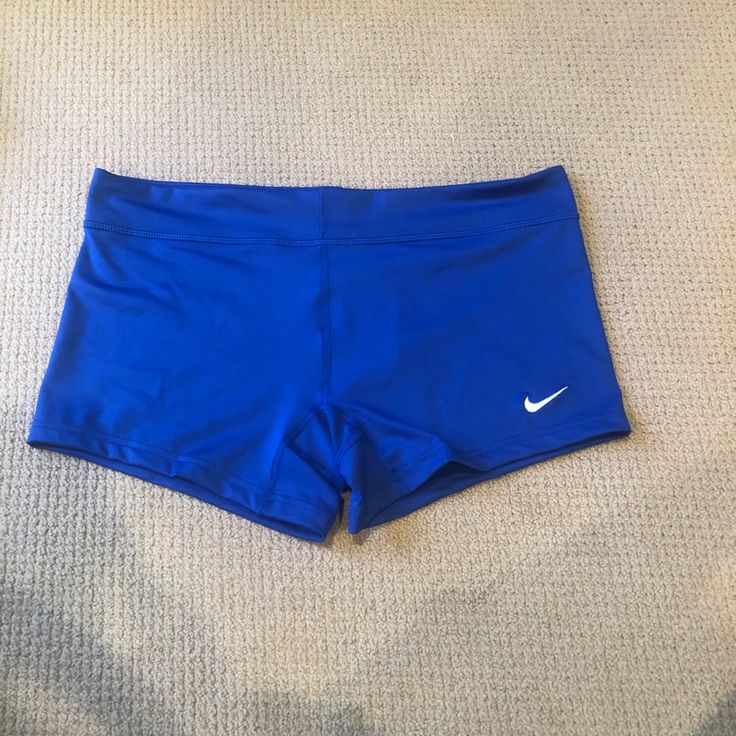 Brand New. Never Worn. Excellent Condition. 4.5” Inseam. Smoke Free Home. Nike Blue Shorts, Spandex Shorts Outfit, Nike Azul, Cute Nike Outfits, Casual Preppy Outfits, Trendy Outfits For Teens, Cute Preppy Outfits, Track Shorts, Cute Comfy Outfits