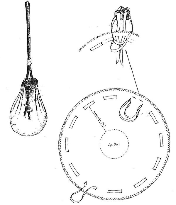 a drawing of a light bulb hanging from the ceiling with ropes and hooks attached to it