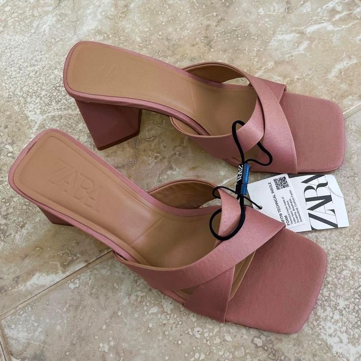 Adorable Heels! Lovely Blush Pink Color Basic And Beautiful Brand New With Tags (There’s Some Scuff On The Back) Us 6.5 / Eur 37 Zara Pink Heels, Blush Pink Color, Pink Heels, Zara Shoes, Zara Black, Shoes Women Heels, Pink Color, Blush Pink, Shoes Heels