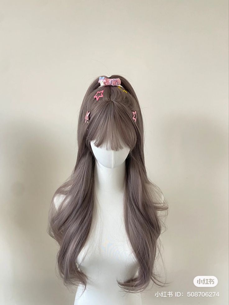 Wenlcv Hair, Hair Stages, Pretty Hair Cuts, Korean Hair Color, Hair Style Korea, Hair Inspiration Long, Kpop Hair, Kawaii Hairstyles, Hair Arrange