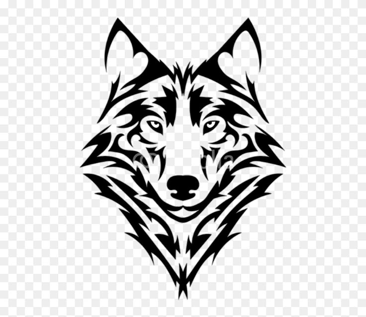 Wolf Face Tattoo, Tattoo Clipart, Fenrir Tattoo, Wolf Tattoos Men, Wolf Face, Wolf Tattoo Design, Image Svg, Celtic Tattoos, Beautiful Wolves