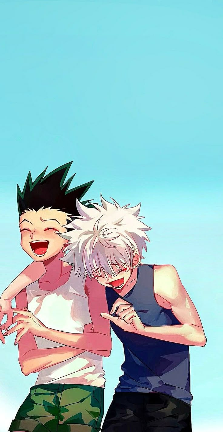 Wallpaper ID 445963  Anime Hunter x Hunter Phone Wallpaper Killua  Zoldyck Gon Freecss 750x1334 free download