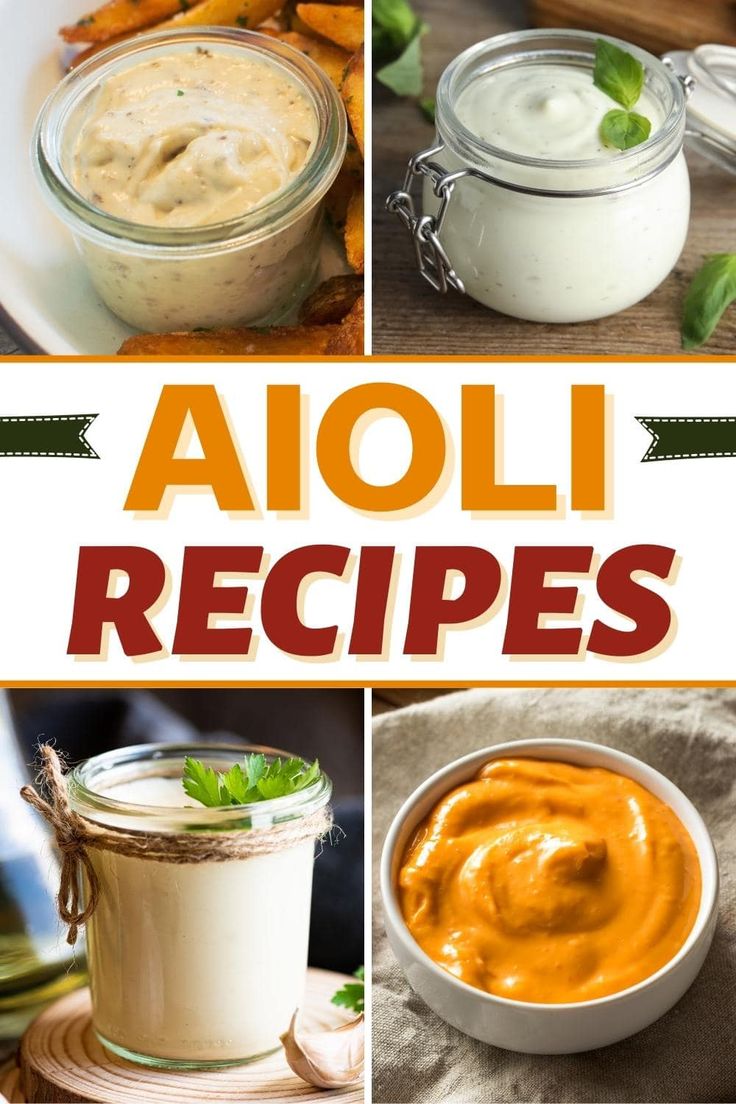 four different pictures with the words aloii recipes on them and an image of some food