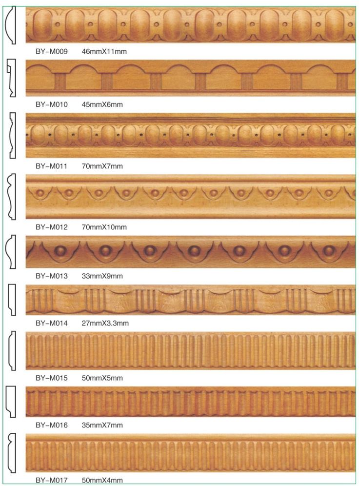 the different types of wood moulder molds and their designs are shown in this diagram