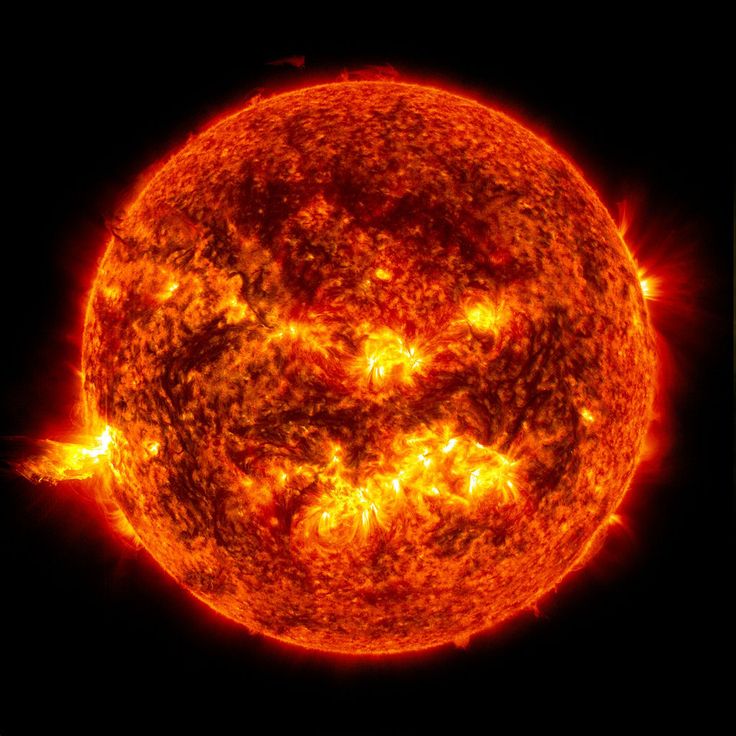 an image of the sun taken from space