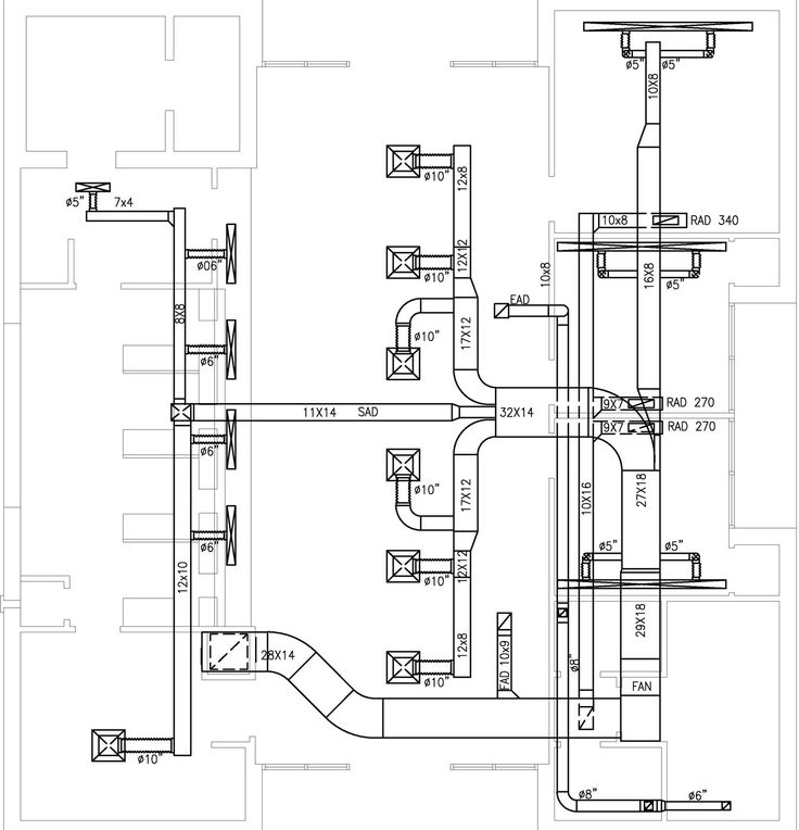 an electrical drawing shows the layout of a building and how it is connected to other buildings