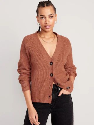 Shaker-Stitch Cardigan Sweater for Women | Old Navy (US) Sweater Layering, Fall Winter Wardrobe, Outfit Inspiration Fall, Neutral Outfit, Cardigan Sweaters For Women, Cami Tops, Cardigans For Women, Black Leggings, Cardigan Sweater