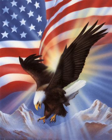 an eagle flying over the american flag with words on it that read, on a scale of one to america, how free is your weekend?