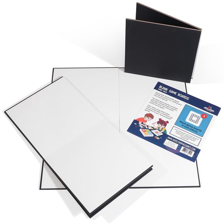 PRICES MAY VARY. 3 Pack of 17" x 17" blank game boards Create and design your own board game Use for creative projects at home or in the classroom Quad Fold Game Boards Easy to write on matte finish fronts with black backs Let your creativity shine and design the perfect board game for your friends and family!

Three quad fold 17" x 17" blank game boards perfect for creating your own board games or art projects. Black back and matte finish front for easy writing. High quality board is thicker an Blank Game Board, Board Games Diy, Family Board Games, Easy Writing, Back To Black, Design Your Own, Board Games, Create Your Own, Art Projects