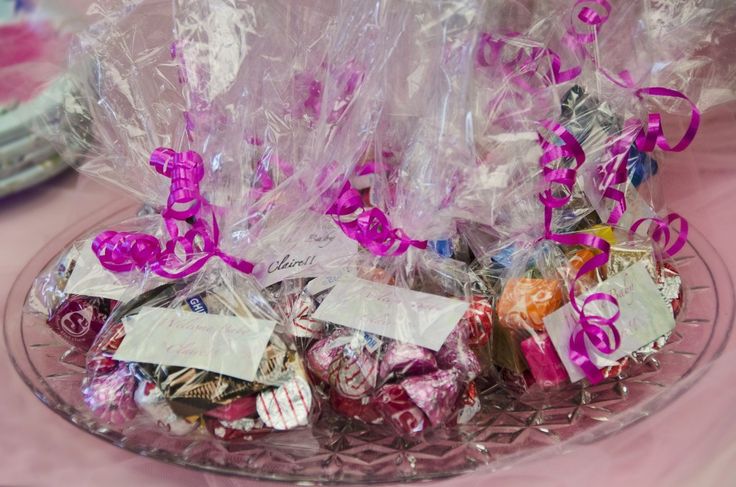 a glass plate topped with lots of candy