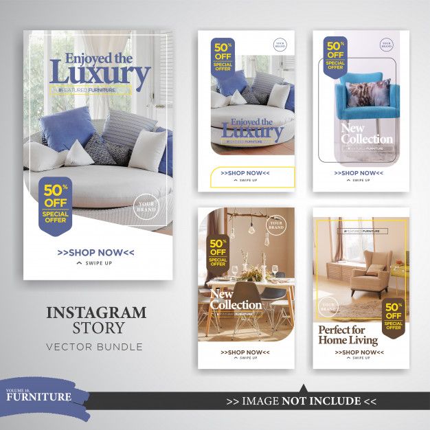 a set of brochures for furniture stores