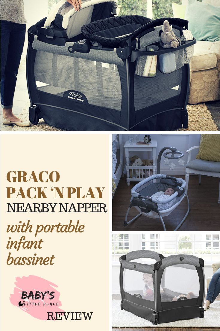 the graco pack'n play baby napper with portable infant bassinet