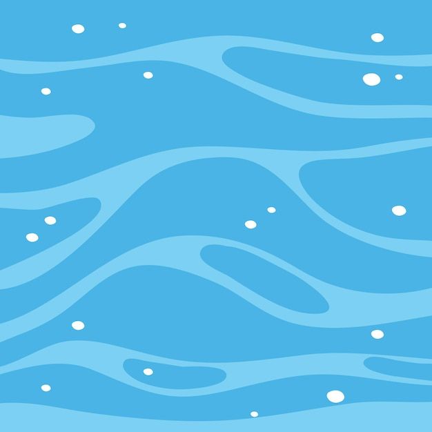 an abstract blue and white background with snow flakes on the water's surface