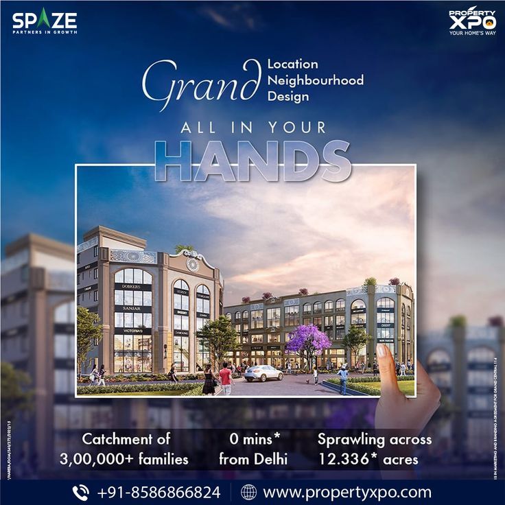 an advertisement for a new apartment development in the heart of delhi's ghatra neighborhood