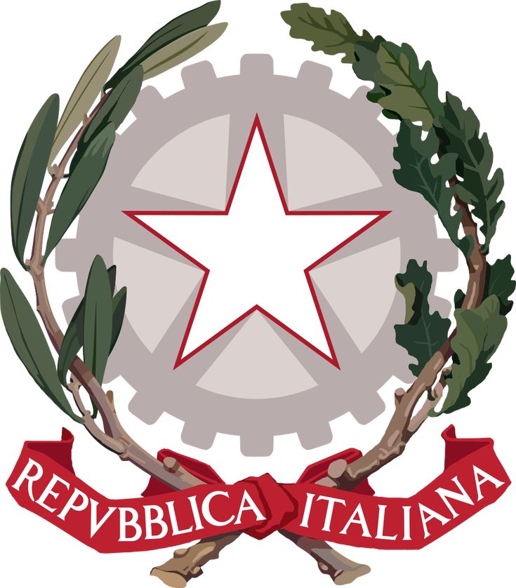 the emblem for republicaa italia, which is part of an italian country