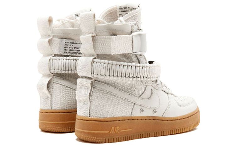 NikeLab Womens WMNS SF AF1 Light Bone 857872-004 Nike Sf Air Force 1, High Top Air Force, Nike Sf, Air Force 1 High, Military Boots, Stadium Goods, Latest Sneakers, Puma Platform Sneakers, Adidas Tubular Defiant