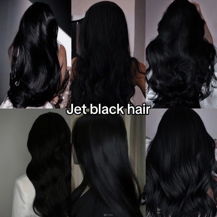 Jet Hair, Black Hair Aesthetic, Long Shiny Hair, Jet Black Hair, Dyed Hair Inspiration, Black Hair Color, Pretty Hair Color, Haircuts Straight Hair, Hair Colours