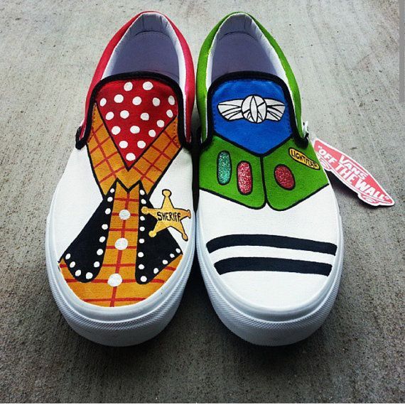 Custom Vans Slip On, Trendy Baby Shoes, Star Wars Shoes, Custom Vans Shoes, Painted Shoes Diy, Painted Canvas Shoes, Painted Vans, Disney Vans, Disney Shoes