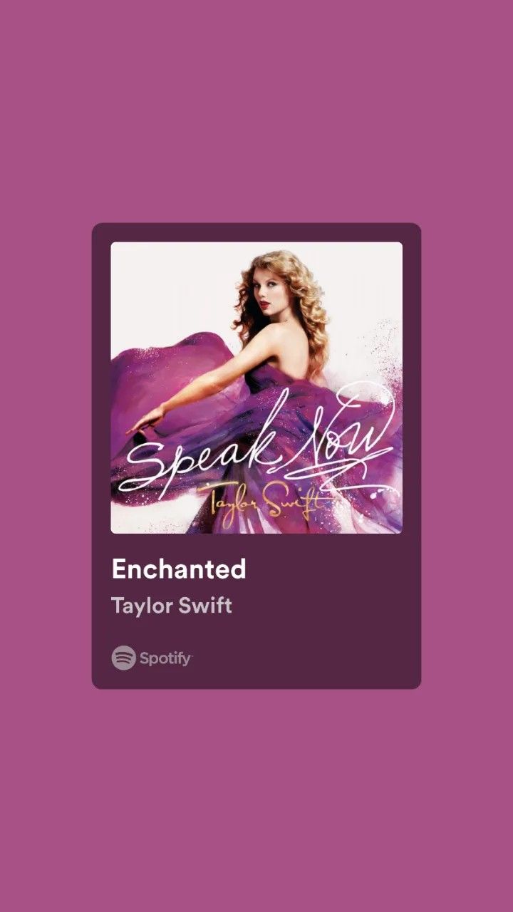 the cover art for taylor swift's speak now, featuring an image of a woman in