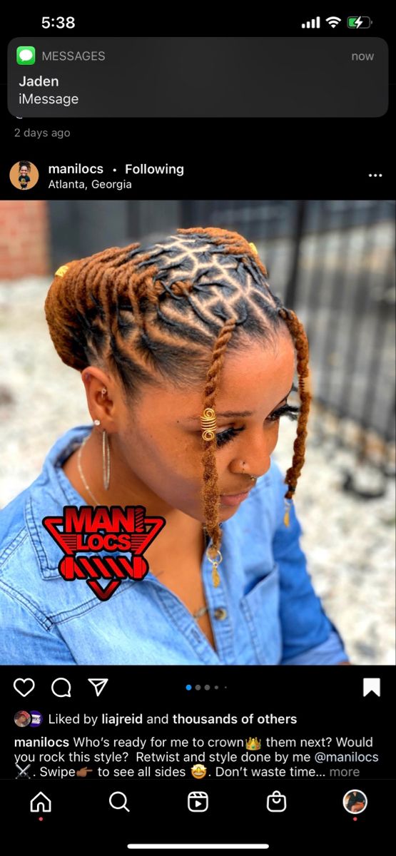 Styles For Starter Locs For Women, Loc Styles Two Braids, Styles With Dreads For Women, Simple Dreadlocks Styles Black Women, Extremely Short Loc Styles, Low Loc Styles For Women, Loc Up Styles, Crown Dreadlock Styles, Formal Loc Styles Black Women Short