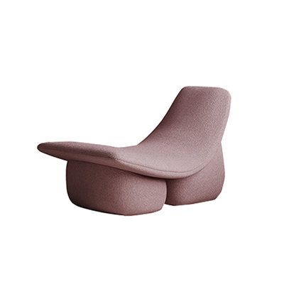 the lounge chair is designed to look like an egg