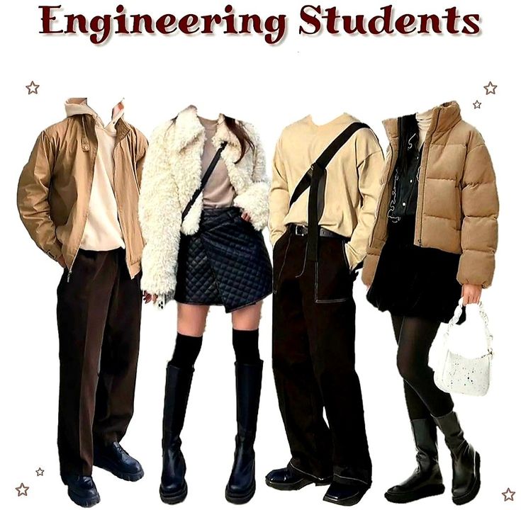 Credit: @aestheteniche Engineer Aesthetic Outfit, Engineering Aesthetic Outfit, Engineering Student Outfit, Academia Aesthetics, Engineering Student, Dark Academia Aesthetic, Fairy Godmother, Academia Aesthetic, Godmother