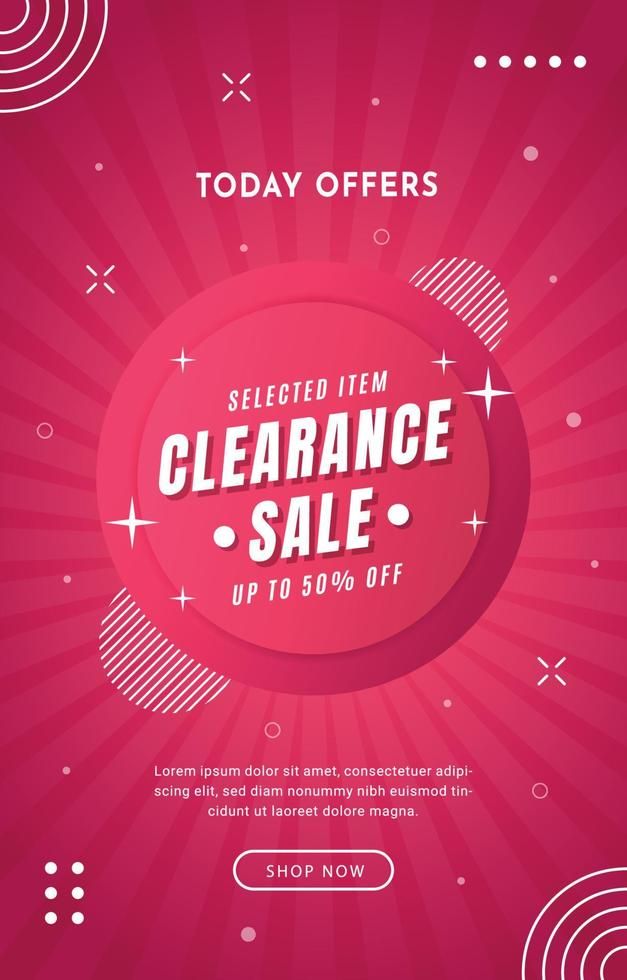 the clearance sale is up to 50 % off