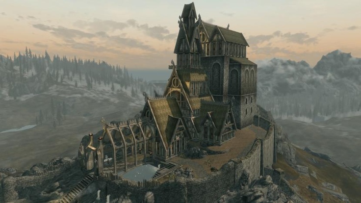 an image of a castle with the caption that reads, dragon search built for capturing a dragon primarily made of wood