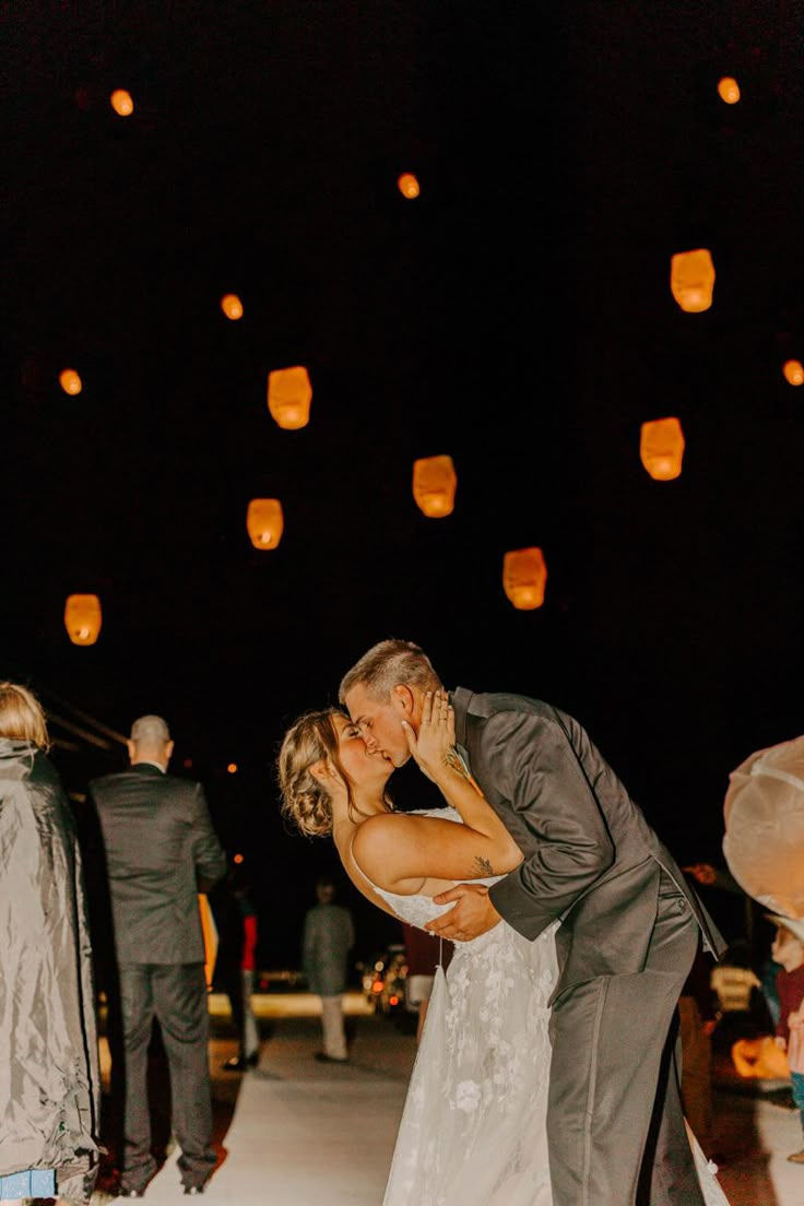 Lanterns Lantern Release Wedding Exit, Wedding Lantern Release, Floating Lantern Wedding Send Off, Chinese Lantern Wedding Send Off, Cool Wedding Exit Ideas, Wedding Send Off Lanterns, Floating Lanterns Wedding Send Off, Wedding Exit Lanterns, Cute Wedding Exit Ideas