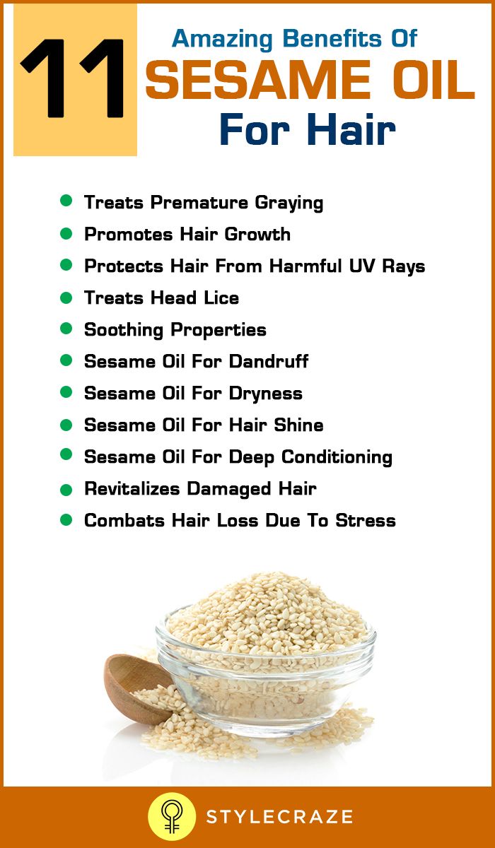 Sesame oil is also known as gingelly oil. It is highly nourishing, healing and lubricating. Other than being used as a flavor enhancing cooking oil, it has many beauty benefits too. Sesame oil is popularly used for hair growth and to maintain scalp health. It is enriched with Vitamin E, B complex, and minerals such as magnesium, calcium, phosphorus and protein that strengthens the hair from the roots and deeply nourishes. Sesame Oil For Hair, Benefits Of Sesame Oil, Oils For Dandruff, Coconut Oil Hair Growth, Hair Overnight, Oil Hair Mask, Coconut Oil For Acne, Deep Conditioning Hair, Coconut Oil Hair Mask