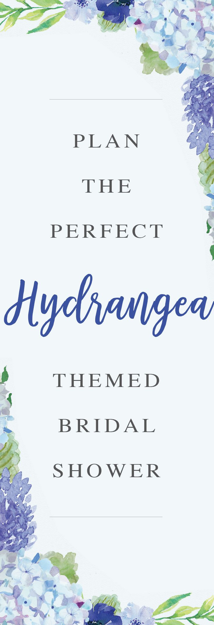 a floral bridal shower sign with the words, plan the perfect hyglranigea