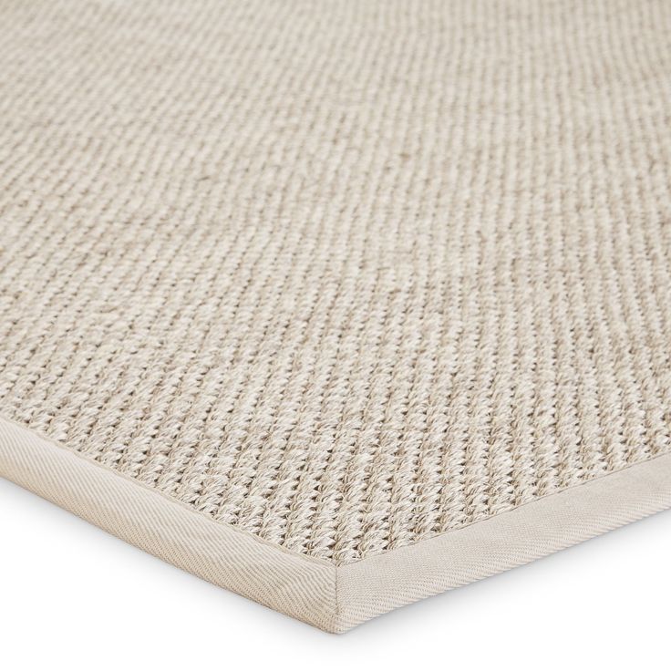 Naturals Sanibel Nas09 Naples Beige/Ivory Rug - Rug & Home Sisal Area Rugs, Natural Jute Rug, Border Rugs, Jaipur Living, Natural Area Rugs, Natural Sisal, Natural Fiber Rugs, Perfect Foundation, Sisal Rug