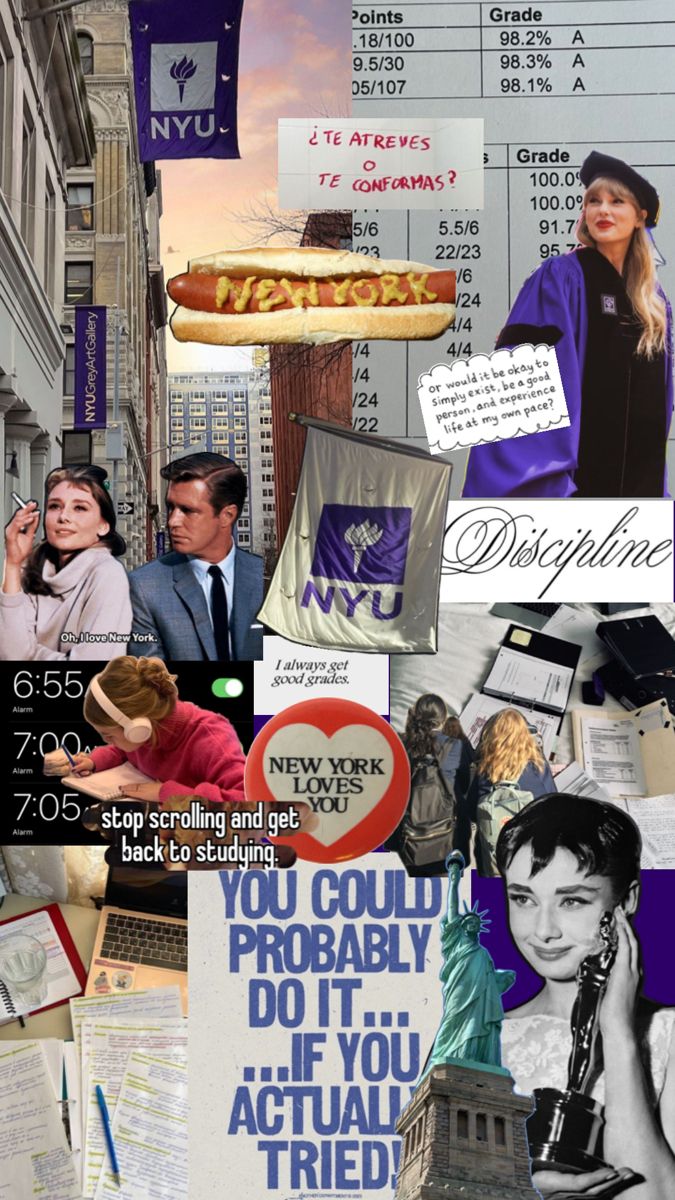 Collage nyu study inspo Nyu Law, College Vision Board, Law School Inspiration, Dream Collage, College Motivation, Medical Student Motivation, College List, College Aesthetic, Dream College