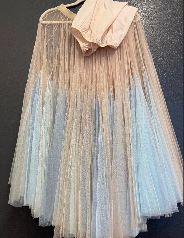 Details :  -Color: beige/blue -Elastic waist  -Material: Tulle -One skirt lining inside  -It is made from about 192 pieces of fabric. The larger the size, the more pieces of fabric are made. Measurements and weight:  ( pls see the size chart pic at the listing.) Care: Hand wash/Dry clean Beige Flared Party Skirt, Beige Flared Skirt For Party, Beige Lined Skirt For Party, Beige Full Skirt For Party, Pleated Beige Party Bottoms, Beige Pleated Party Bottoms, Party Pleated Skirt Bottoms In Cream, Beige Flowy Dress With Lined Skirt, Cream Flared Dress For Summer