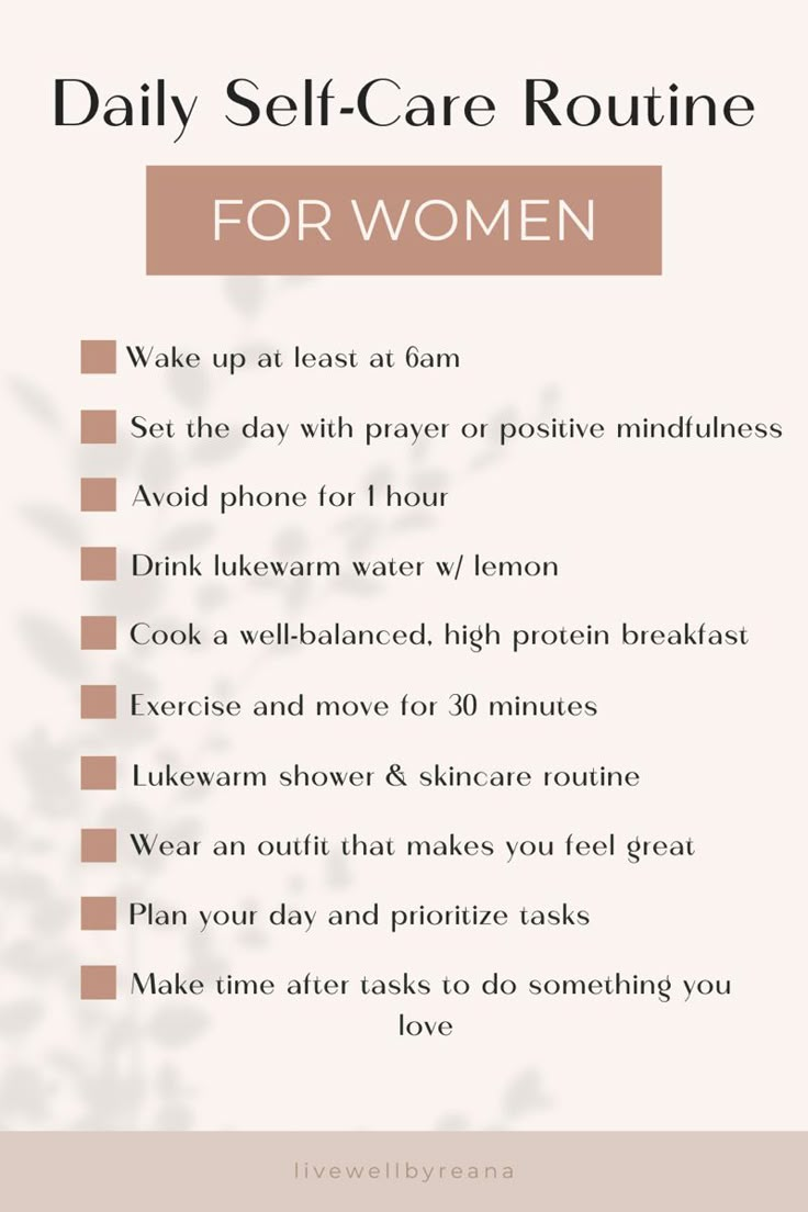 A strategic daily self-care routine for women designed with simple easy steps to put into practice now for a whole renewed sense of well-being and new you! self care routine • holistic self-care • well-being tips • self-care ideas • daily self-care routine Daily Self Care Routine, Daily Routine For Women, Daily Routine Habits, Daily Routine Schedule, Daily Self Care, Daily Routine Planner, Practicing Self Love, Self Care Bullet Journal, Routine Planner