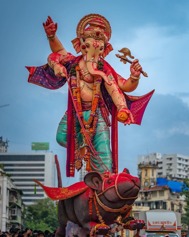 Mumbai Ganpati Photography, Ganpati 2023, Ganesh Pic, Ganpati Photo Hd, Marvel 4k, Bappa Photo, Photos Of Ganesha, Lord Ganesha Statue, Saraswati Photo