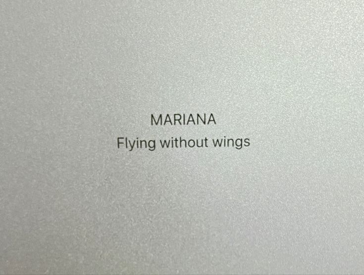 Flying without wings, Mariana, canciones, song, Westlife Flying Without Wings, Mariana