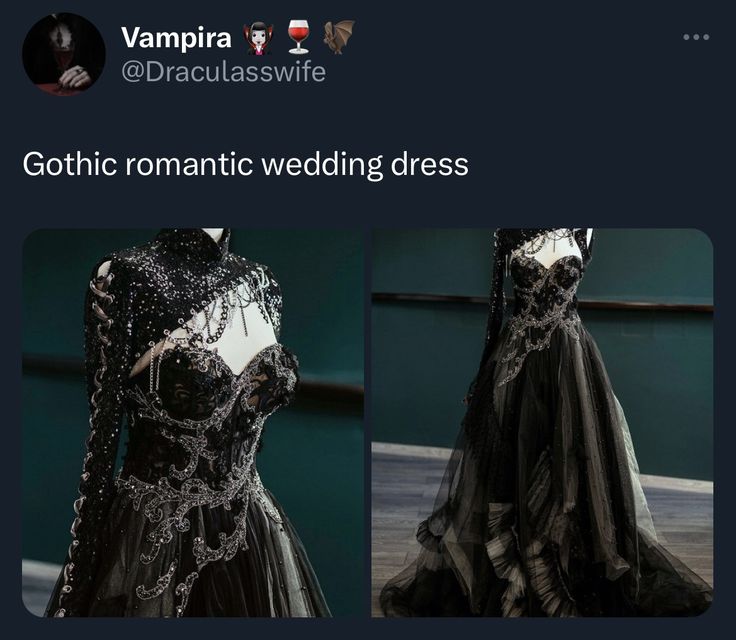 Alt Formal Outfits, Alt Formal, Bsd Genderbend, Alt Wedding Dress, Villain Clothing, Goth Wedding Dresses, Alt Wedding, Goddess Outfit, Art Outfits