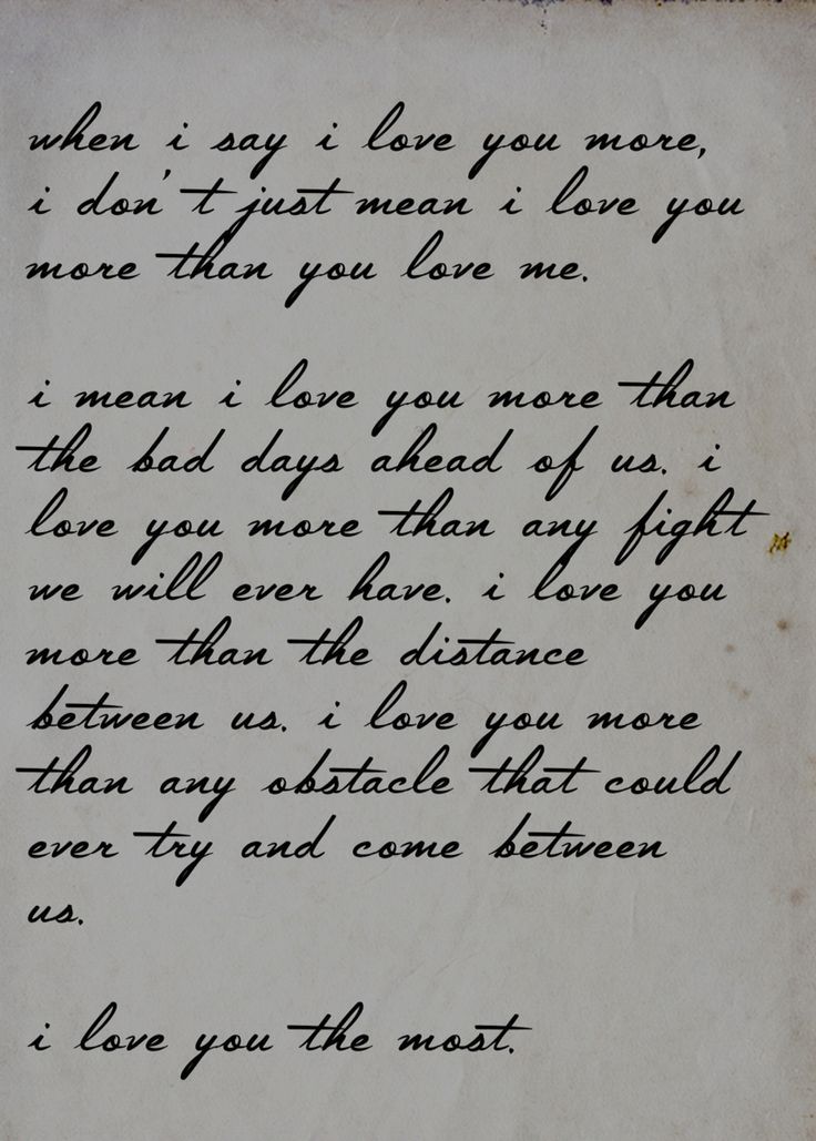 an old letter written in black ink with the words love you are not on it